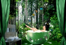 卫浴广告素材图片