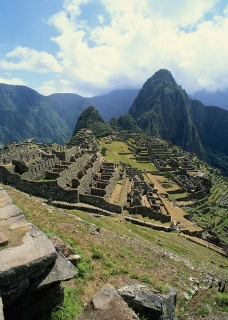 南美洲印加文明城池遗址图片