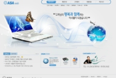 电子行业科技数码行业商物电子网站模版图片