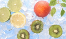 果冻冰冻水果图片