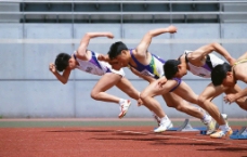竞跑运动图片