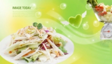 韩国菜美食广告图片