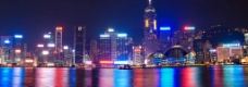 香港维多利亚港夜景全景图3图片
