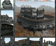 3D城堡模型图片