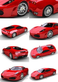 极品三维模型素材法拉利 F430 3D 模型素材图片