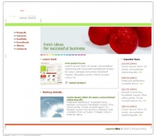 商务创意网页模版图片